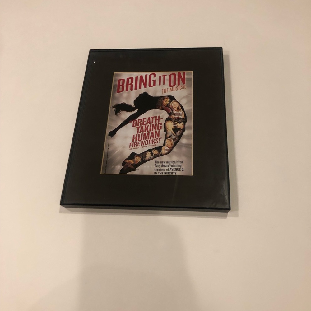 Bring It on the musical Framed Broadway Poster 8X10